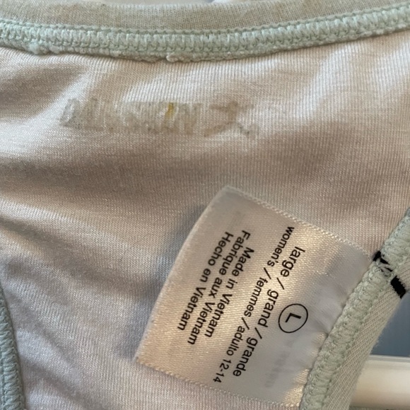 Danskin Striped Sports Tank Top - Size L 💙🖤🧡 - Picture 4 of 6